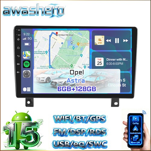 Radio android carplay - radio, 6+128g
